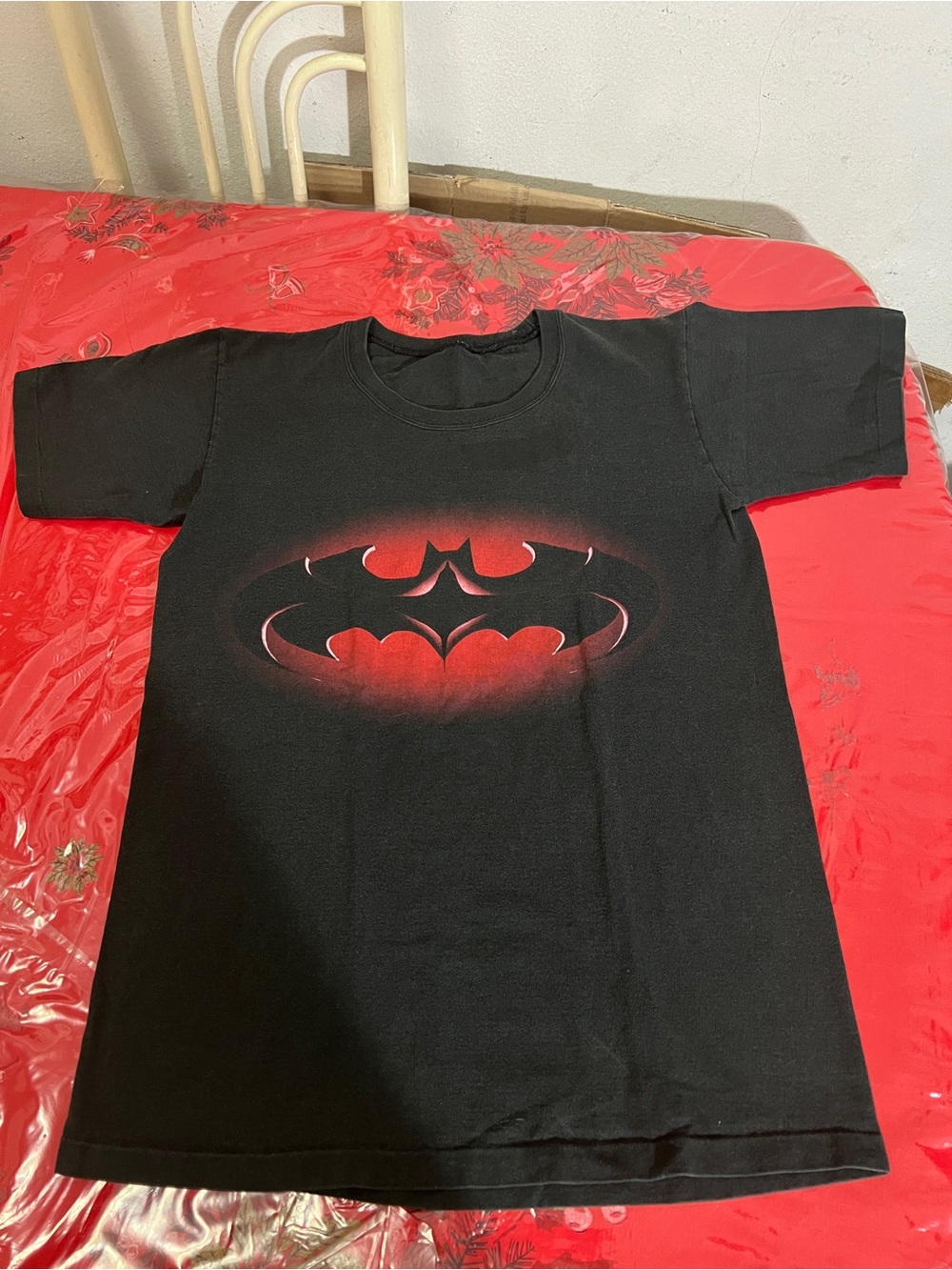 Vintage 1997 Batman & Robin Movie Promo T-Shirt Size Small